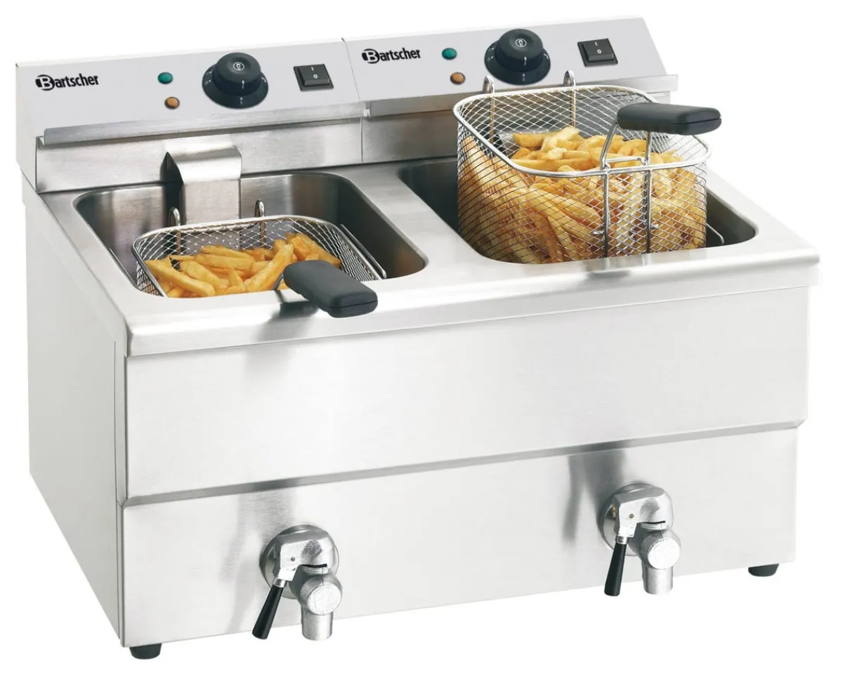 Friteuse avec robinet IMBISS2 230v 16 L - BARTSCHER Discount