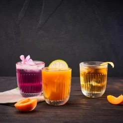 LA ROCHERE Gobelet aubergine verre pressé 26 cl Ouessant Online
