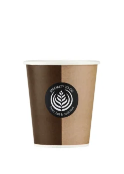 HUHTAMAKI Gobelet beige carton Ø 8 cm 28 cl Hot Cup (50 pièces) New