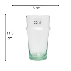 Gobelet beldi verre recyclé 22 cl Lily - PRO.MUNDI Clearance