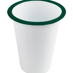 Aucune Gobelet blanc acier émaillé 400 ml Hot