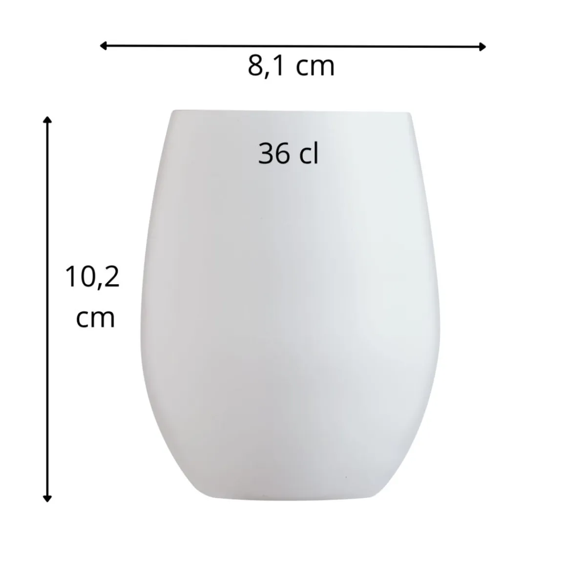 Gobelet blanc verre cristallin 36 cl Primary - CHEF & SOMMELIER Hot