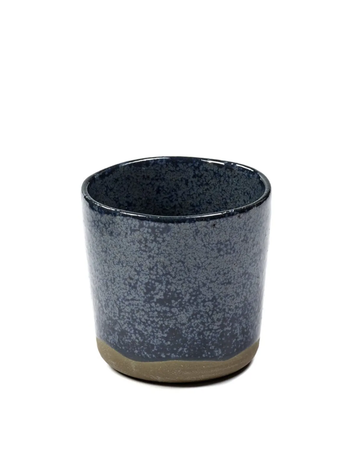 SERAX Gobelet à café rond bleu grès émaillé 15 cl Ø 7,4 cm Merci Hot