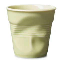 Gobelet cappuccino conique acidulé porcelaine 18 cl Ø 8,5 cm Froisse - REVOL Clearance