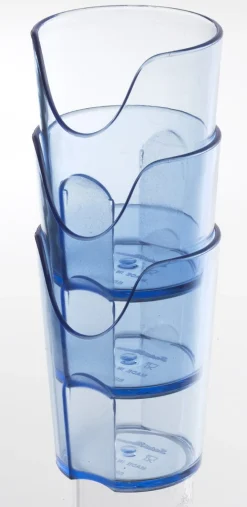 SAINT ROMAIN Gobelet découpe nasale bleu copolyester 16 cl Clearance
