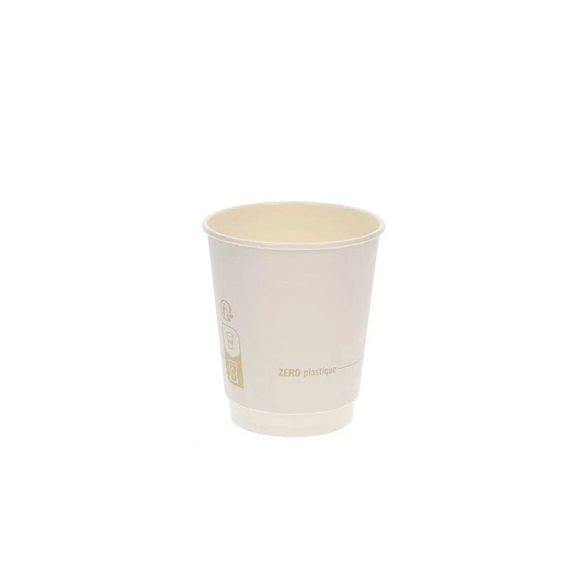 EARTH ESSENTIALS Gobelet double paroi papier Ø 8 cm 25 cl Oxstal (500 pièces) Clearance