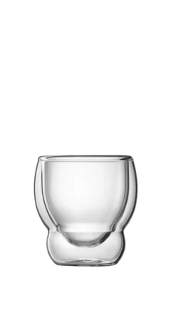 LUIGI BORMIOLI Gobelet double paroi verre borosilicate 9 cl Ø 6,57 cm Thermic Glass New
