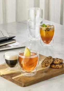 LUIGI BORMIOLI Gobelet double paroi verre borosilicate 9 cl Ø 6,57 cm Thermic Glass New