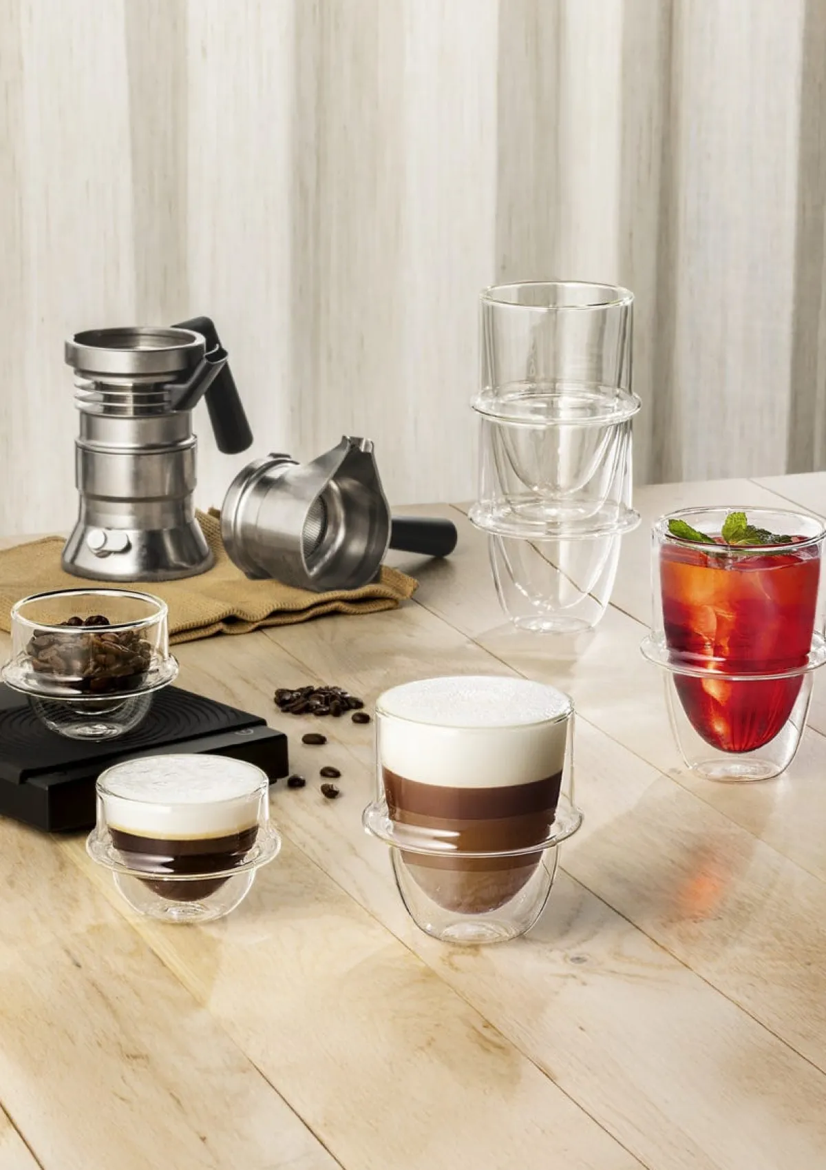 Gobelet double paroi verre borosilicate 9 cl Ø 8,2 cm Thermic Glass - LUIGI BORMIOLI