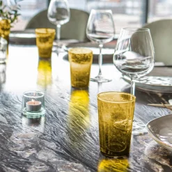 PRO.MUNDI Gobelet empilable ambre verre recyclé 30 cl Pia