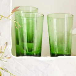 PRO.MUNDI Gobelet empilable vert verre recyclé 30 cl Pia Best