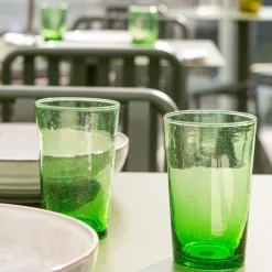 PRO.MUNDI Gobelet empilable vert verre recyclé 30 cl Pia Best