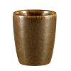 Gobelet expresso bronze porcelaine vitrifiée 9 cl Ø 5,8 cm stone Ease - RAK Hot