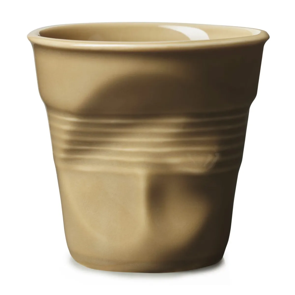 REVOL Gobelet expresso conique havane porcelaine 8 cl Ø 6,5 cm Froisse Discount