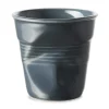 REVOL Gobelet expresso Graphite porcelaine culinaire 8 cl Ø 6,5 cm Froisse New