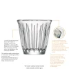 LA ROCHERE Gobelet expresso verre pressé 10 cl Zinc Sale