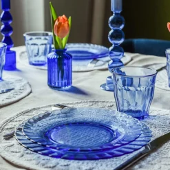 Gobelet forme basse bleu marine verre trempé 25 cl Picardie - DURALEX Clearance