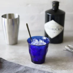 Gobelet forme basse bleu marine verre trempé 25 cl Picardie - DURALEX Clearance
