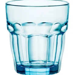 BORMIOLI ROCCO Gobelet forme basse bleu verre trempé 27 cl Rock Bar Outlet