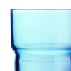 Gobelet forme basse bleu verre trempé 22 cl Log Brush - ARCOROC Discount