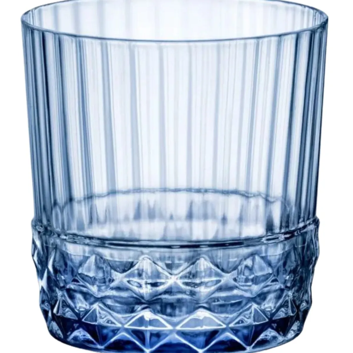 BORMIOLI ROCCO Gobelet forme basse bleu verre 30 cl America 20s Outlet