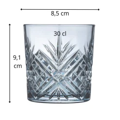 ARCOROC Gobelet forme basse bleu verre 30 cl Broadway Online