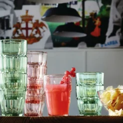 BORMIOLI ROCCO Gobelet forme basse orange verre trempé 27 cl Rock Bar Online