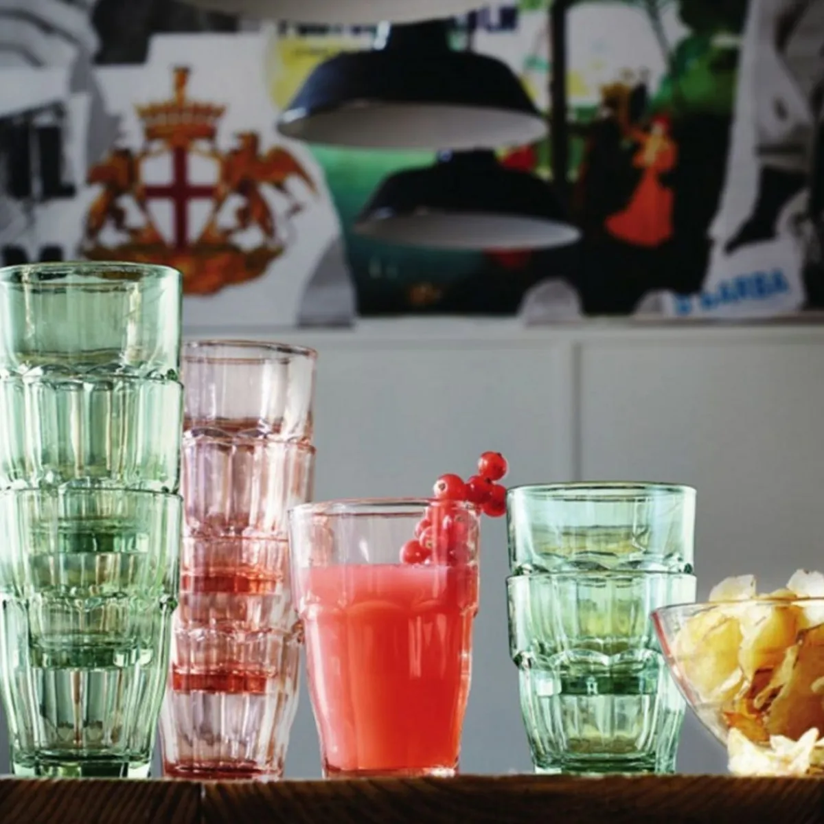 BORMIOLI ROCCO Gobelet forme basse orange verre trempé 27 cl Rock Bar Online