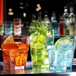 BORMIOLI ROCCO Gobelet forme basse orange verre trempé 27 cl Rock Bar Online