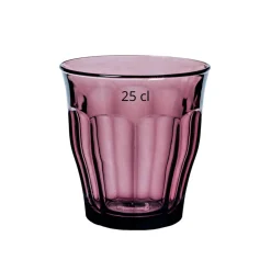 Gobelet forme basse prune verre trempé 25 cl Picardie - DURALEX Discount