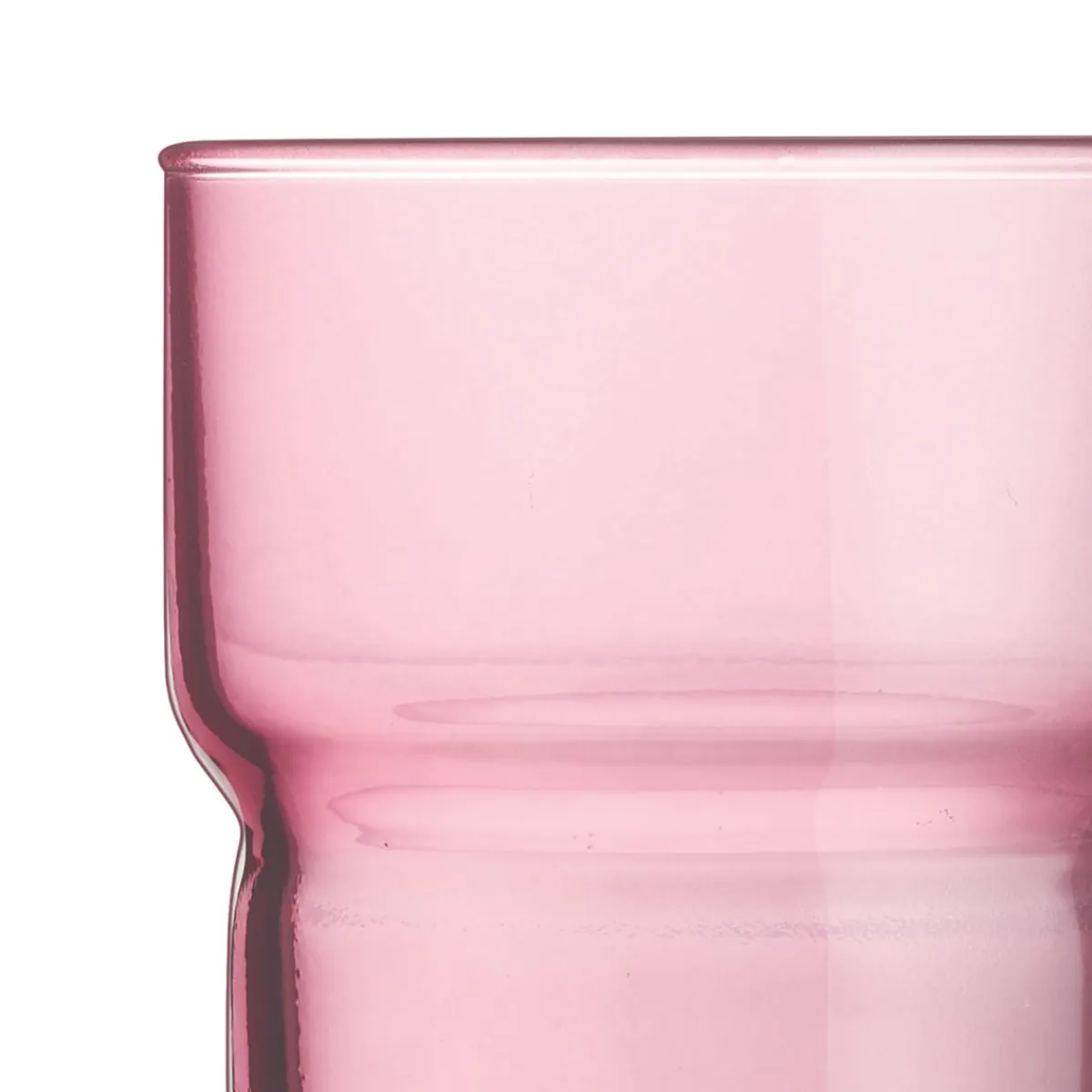 Gobelet forme basse rose verre trempé 22 cl Log Brush - ARCOROC Outlet