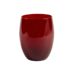 Gobelet forme basse rouge verre 30 cl Baya - PRO.MUNDI New