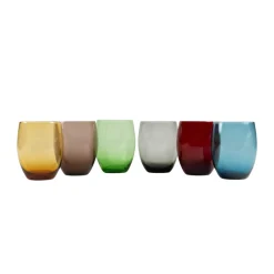 Gobelet forme basse rouge verre 30 cl Baya - PRO.MUNDI New