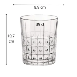 Gobelet forme basse verre 39 cl Este - BORMIOLI ROCCO Discount