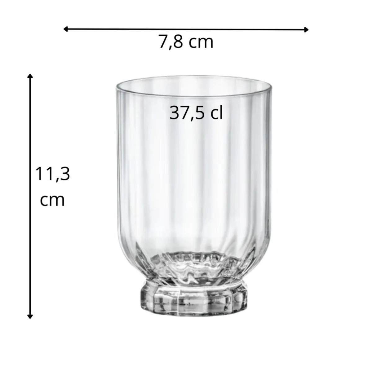 BORMIOLI ROCCO Gobelet forme basse verre 37,5 cl Florian Online