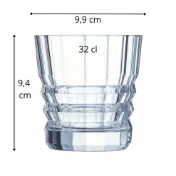 ARCOROC Gobelet forme basse verre 32 cl Louisiane New