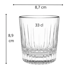 Gobelet forme basse verre 33 cl Mix And Co - VIDIVI Online