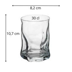 Gobelet forme basse verre 30 cl Sorgente - BORMIOLI ROCCO Hot