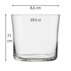 Gobelet forme basse verre cristallin 29,5 cl Savage - NUDE New