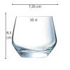Gobelet forme basse verre cristallin 35 cl Ultime - CRISTAL D'ARQUES Online