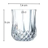Gobelet forme basse verre cristallin 23 cl Longchamp - CRISTAL D'ARQUES Best