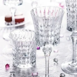 CRISTAL D'ARQUES Gobelet forme basse verre cristallin 27 cl Lady Diamond New