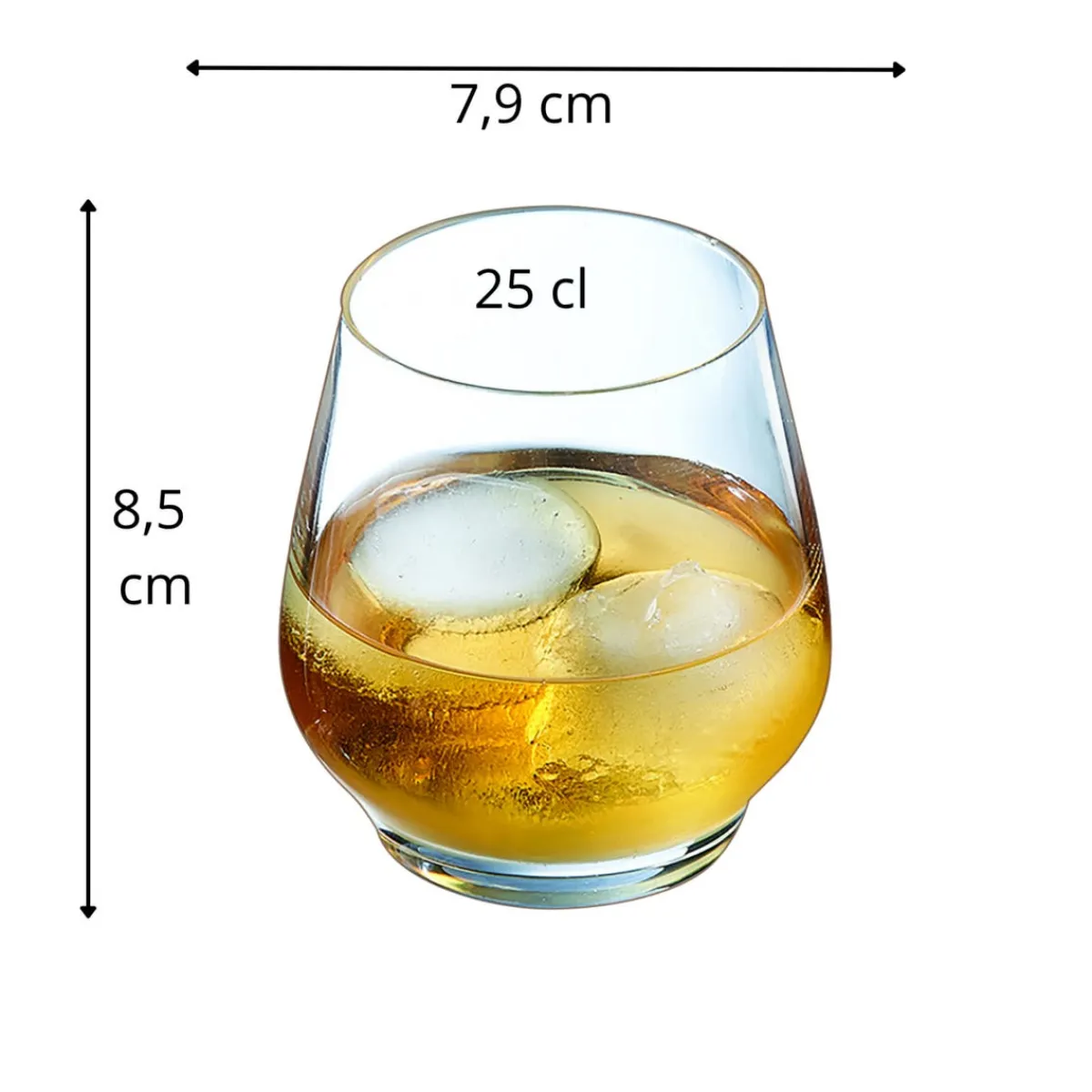 CHEF & SOMMELIER Gobelet forme basse verre cristallin 25 cl Absoluty Online