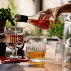 Gobelet forme basse verre pressé 29 cl Ouessant - LA ROCHERE Discount