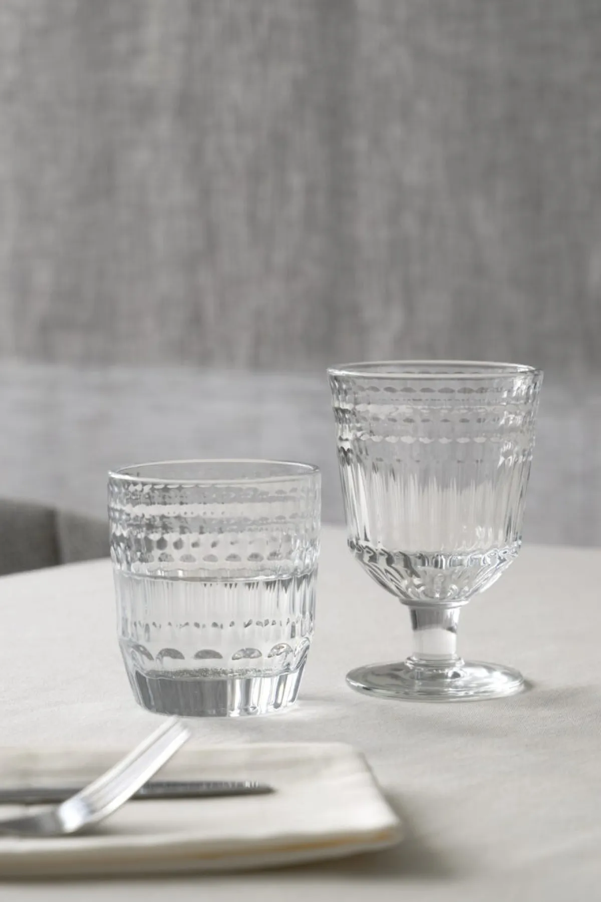 ACCOLADE Gobelet forme basse verre pressé 26 cl Panama Hot