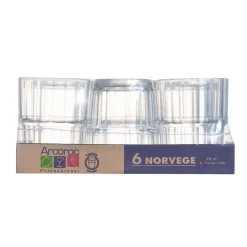 Gobelet forme basse verre trempé 25 cl Norvege - ARCOROC New