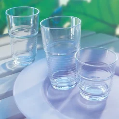 ARCOROC Gobelet forme basse verre trempé 25 cl Spirale