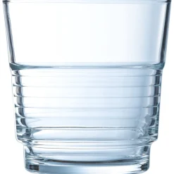 ARCOROC Gobelet forme basse verre trempé 25 cl Spirale