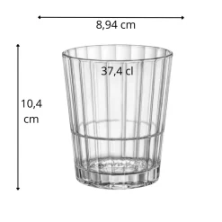 BORMIOLI ROCCO Gobelet forme basse verre trempé 37,4 cl Oxford Clearance