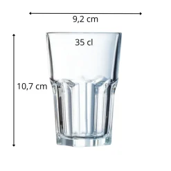 Gobelet forme basse verre trempé 35 cl Granity - ARCOROC Sale